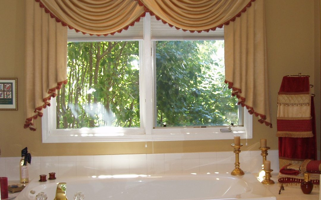 Master Bathroom Swags
