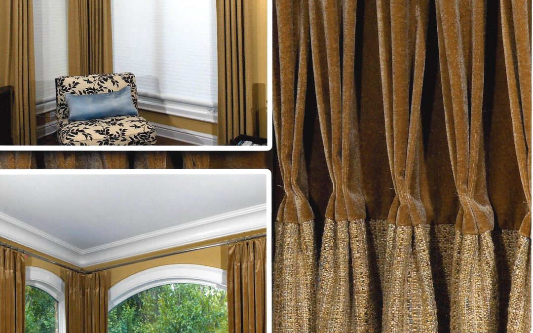Stylish Corner Window Treatment